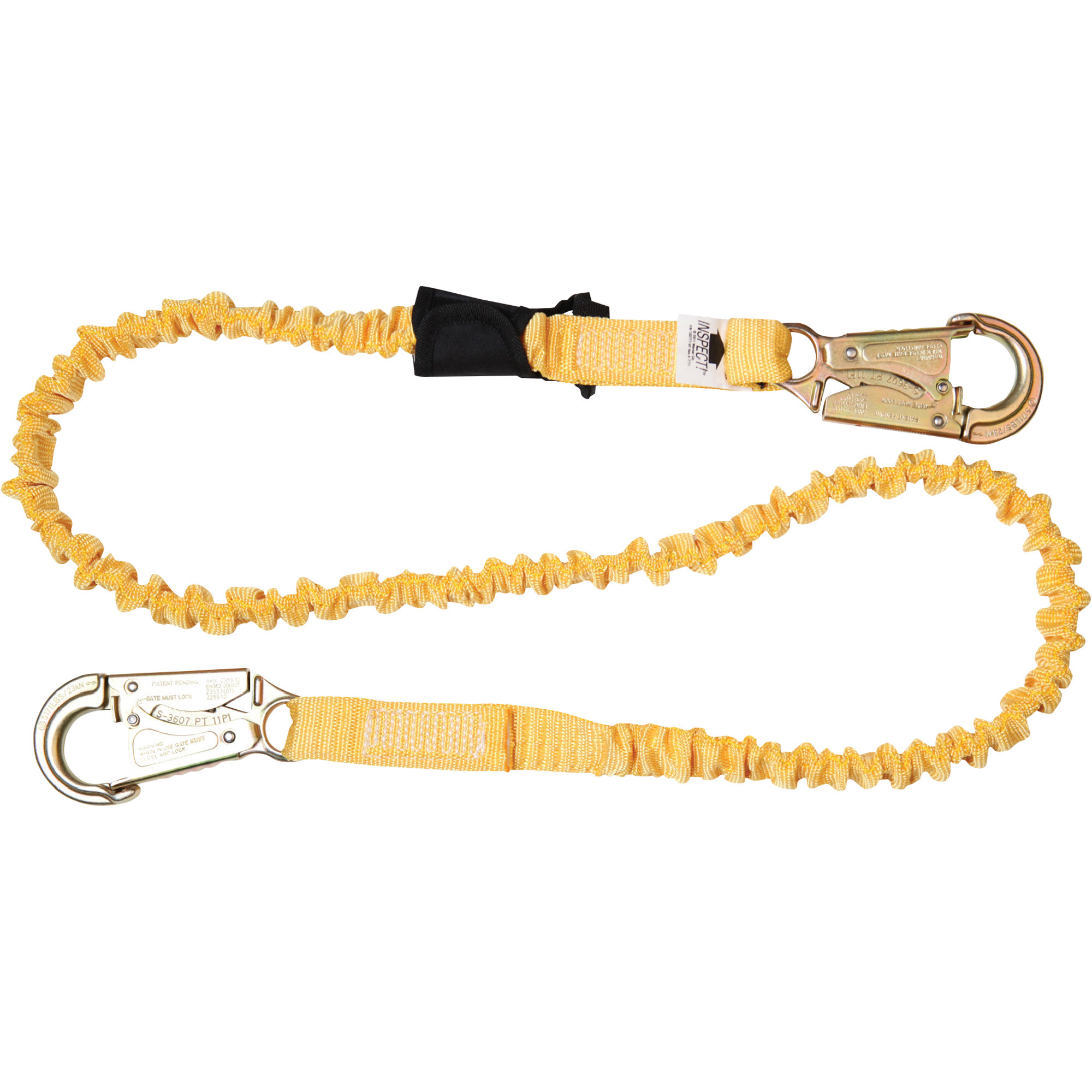 Werner SoftCoil 6ft. Lanyard with BigHead Safety Hook, Model# C351100